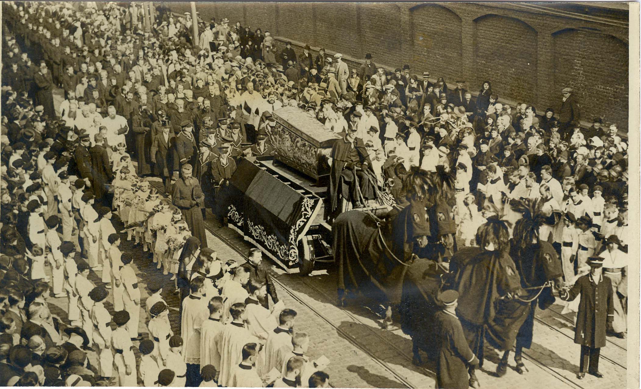 “The Church in Belgium celebrating the arrival of the remains of father Verbist in 1931” “The Church in Belgium celebrating the arrival of the remains of father Verbist in 1931”